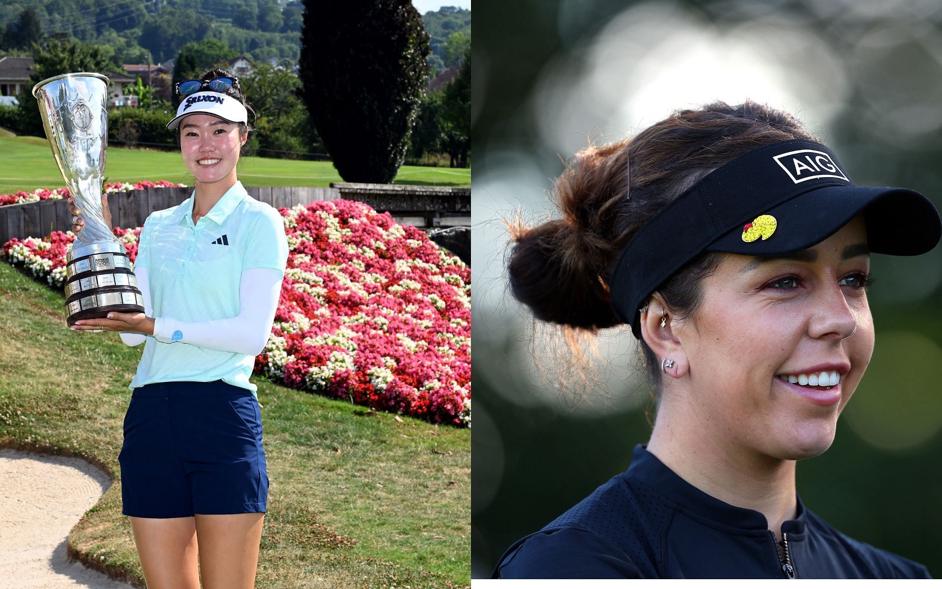 Grace Kim and Georgia Hall ( via Getty)
